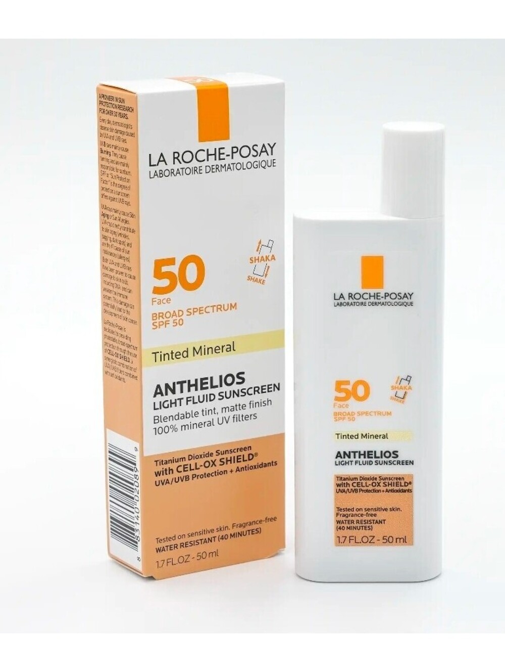 La Roche-Posay Anthelios Tinted Mineral Sunscreen SPF 50 Light 1.7oz EXP: 02/28